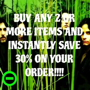 Buy Any 2 Or More Items And Instantly Save 30% On Your Entire Order!!